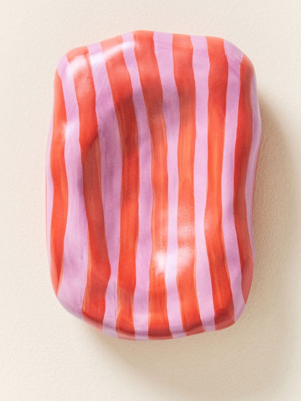New Anthropologie Maya Eline Leroy striped ceramic trinket dish